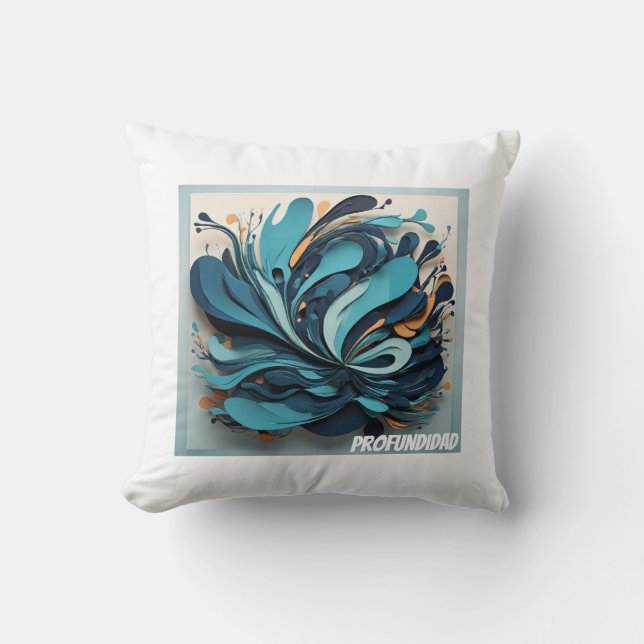 Cojín Decorativo Océano Profundo Cushion (Front)
