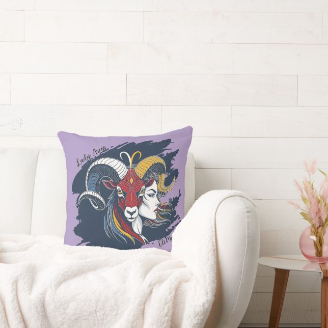 Cojín Lady Aries - Zodiac Woman Cushion (Couch)