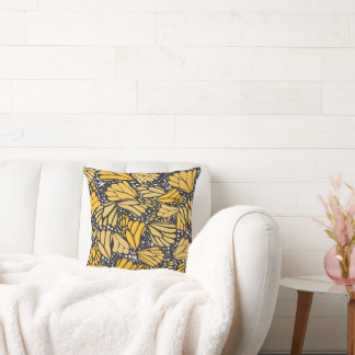 Cojín printed with monarch butterfly cushion