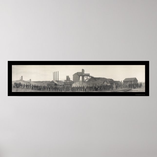 Coker Mine Livingston Photo 1915 Poster (Front)