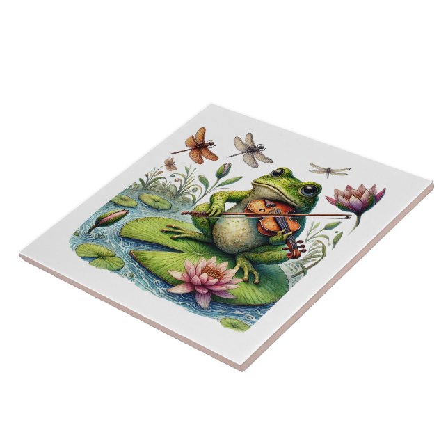 Col Country frog lovers Tile (Side)