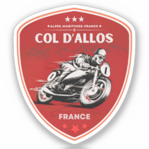 Col d'Allos, french Alpes motobike tour