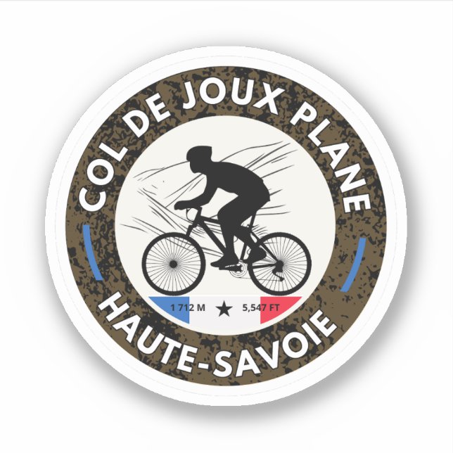 Col de Joux Plane french Alpes bicycle tour (Front)