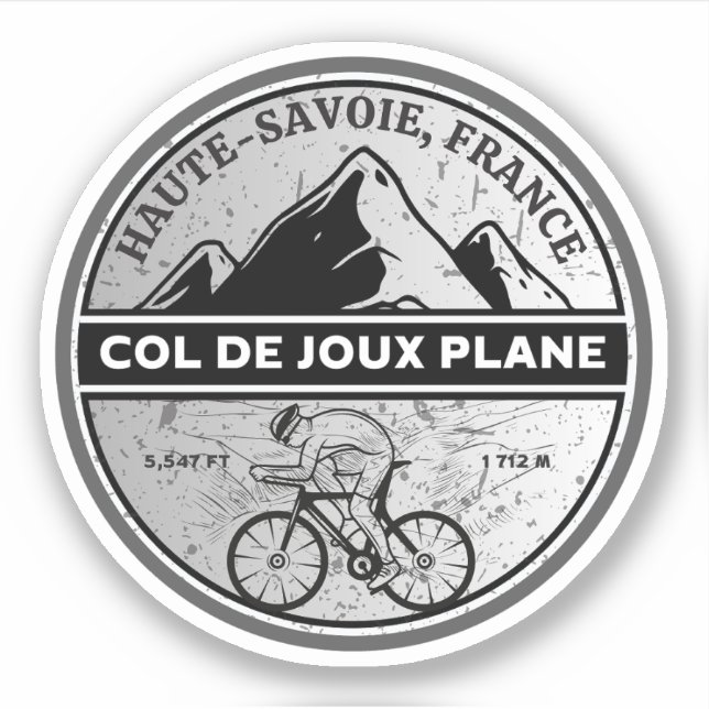 Col de Joux Plane french Alpes bicycle tour (Front)