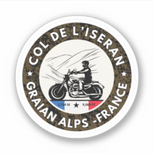 Col de l’Iseran french Alpes motobike tour