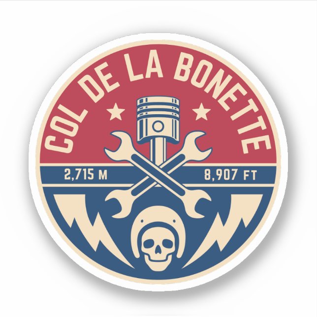 Col de la Bonette french Alpes motobike tour (Front)