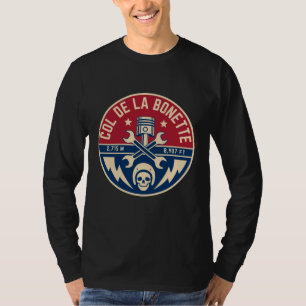  Col de la Bonette french Alpes motobike tour T-Shirt