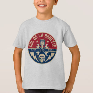  Col de la Bonette french Alpes motobike tour T-Shirt