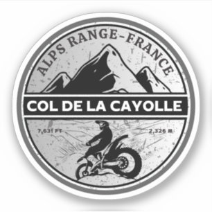 Col de la Cayolle french Alpes motobike tour