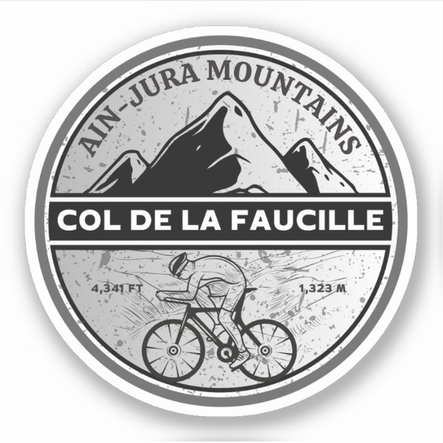 Col de la Faucille french Alpes bicycle tour (Front)