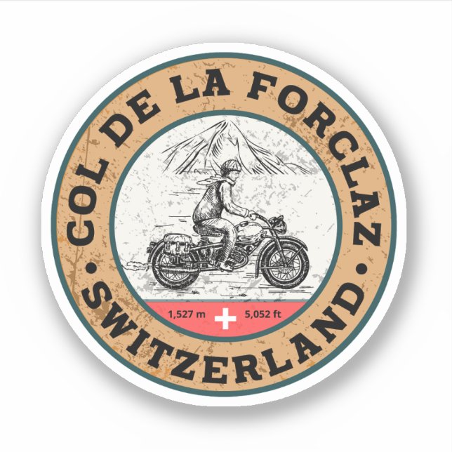  Col de la Forclaz swiss–alps motorcycle gifts (Front)