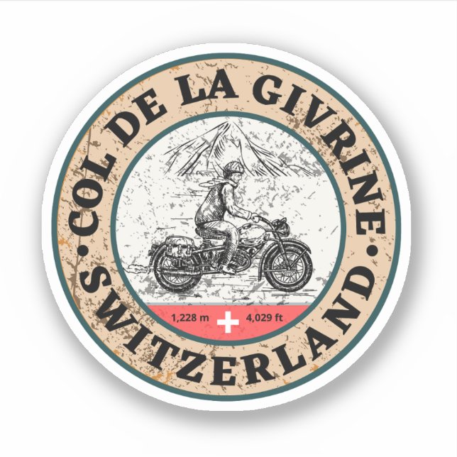 Col de la Givrine swiss–alps motorcycle Gifts (Front)