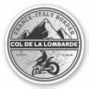 Col de la Lombarde french Alpes motobike tour