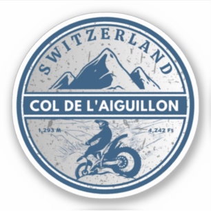 Col de l'Aiguillon swiss alps motorcycle gifts