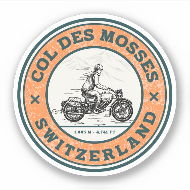 Col des Mosses swiss–alps motorcycle tour (Front)