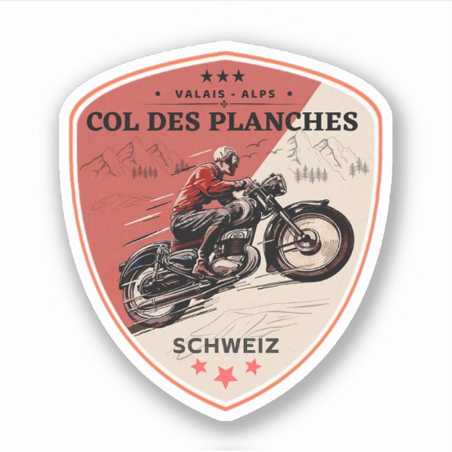Col des Planches swiss–alps motorcycle tour (Front)
