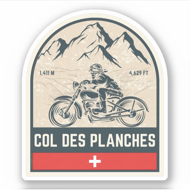 Col des Planches swiss–alps motorcycle tour (Front)