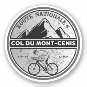 Col du Mont Cenis french massif Alpine bicycle 