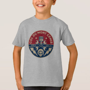 Col du Mont Cenis french massif Alpine bike gifts T-Shirt