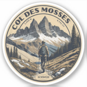 Col du Mosses canton de Vaud swiss alpine road