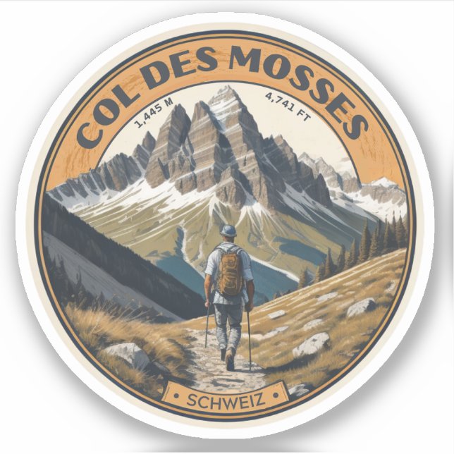 Col du Mosses canton de Vaud swiss alpine road (Front)