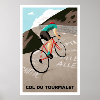 Col Du Tourmalet - Cycling Print