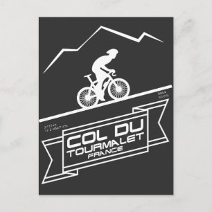 Col Du Tourmalet Road Famous Cycling Postcard