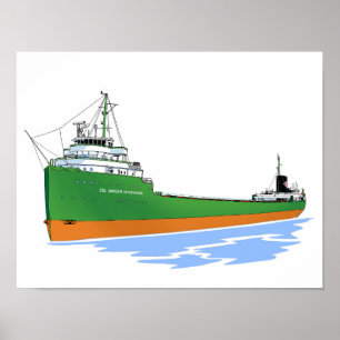 Col. James M. Schoonmaker museum ship Poster
