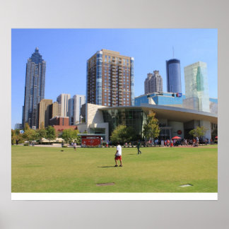 cola view of Downtown Atlanta Poster