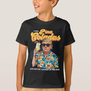Coladas Donald Trump Summer Vacation Hawaii Beach  T-Shirt
