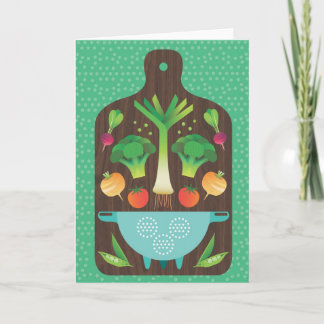 Colander Folded Notecard