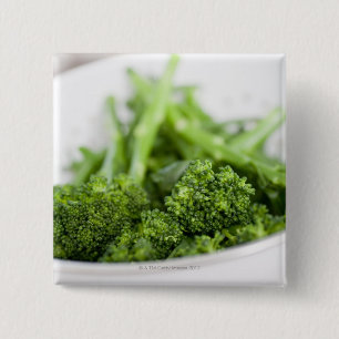 COLANDER FULL OF SUPERFOOD BROCCOLI 15 CM SQUARE BADGE