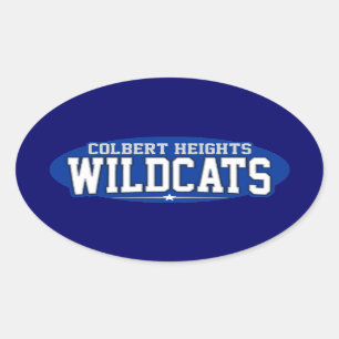 Colbert Heights High School; Wildcats Oval Sticker