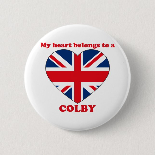 Colby 6 Cm Round Badge (Front)