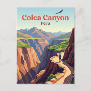 Colca Canyon Peru Postcard
