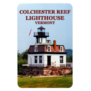 Colchester Reef Lighthouse, Vermont Flexi Magnet