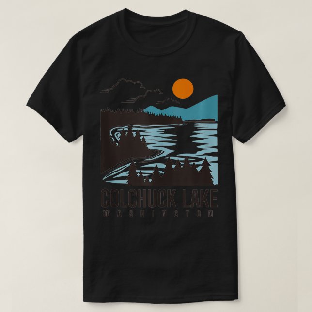 Colchuck Lake Washington  T-Shirt (Design Front)