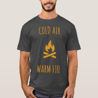 Cold Air Warm Fire Camping boy T-Shirt