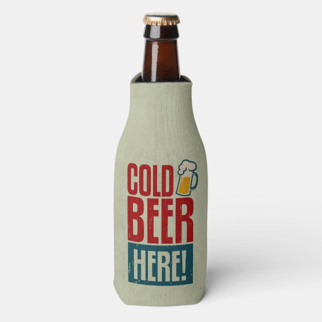 Cold Beer Bottle Cooler (Bottle Front)