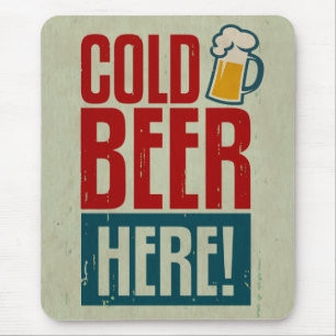 Cold Beer Mouse Mat