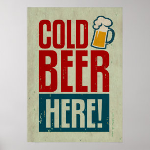 Cold Beer Poster