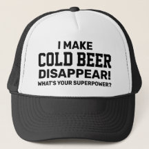 Cold Beer Trucker Hat (Customise It!)