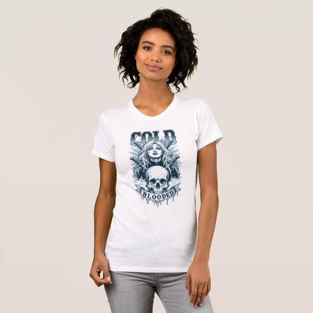 Cold Blooded Angel  T-Shirt (Front Full)