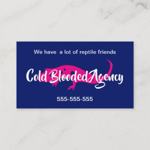 Cold Blooded Animals Business Card
