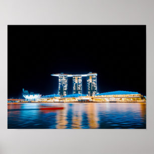 Cold Bloom — Lights of Singapore Poster