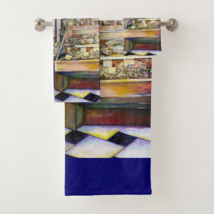 cold Brew in a Hot Deli Bath Towel Set