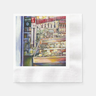 Cold Brew in a Hot Deli Napkin