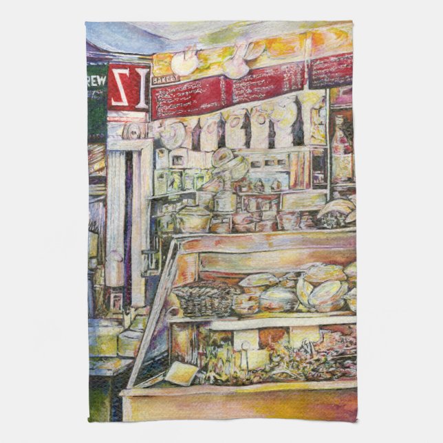 Cold Brew in a Hot Deli Tea Towel (Vertical)