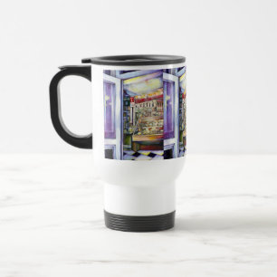 Cold Brew in a Hot Deli Travel Mug