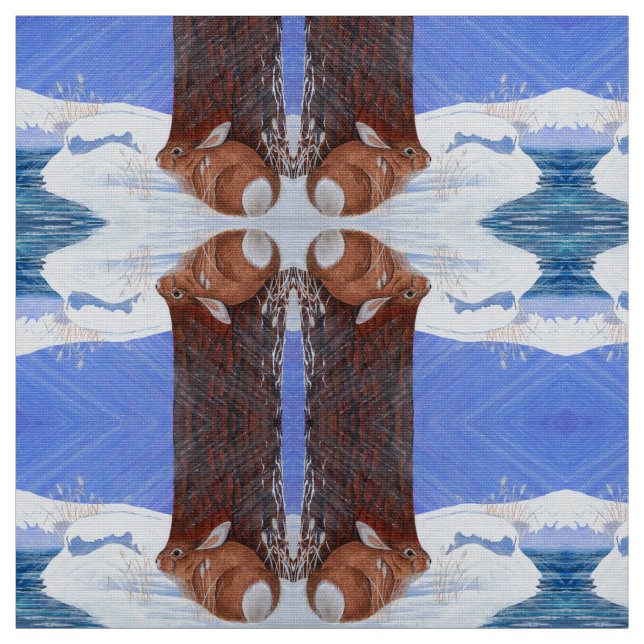 Cold Bunny ~ BRRR! Fabric (Swatch)